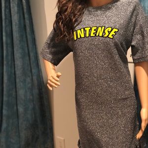 ZARA Metallic Sparkle Dress